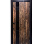 Дверь IN 2 ДГ каменное дерево Farbspektrum кромка черная 800